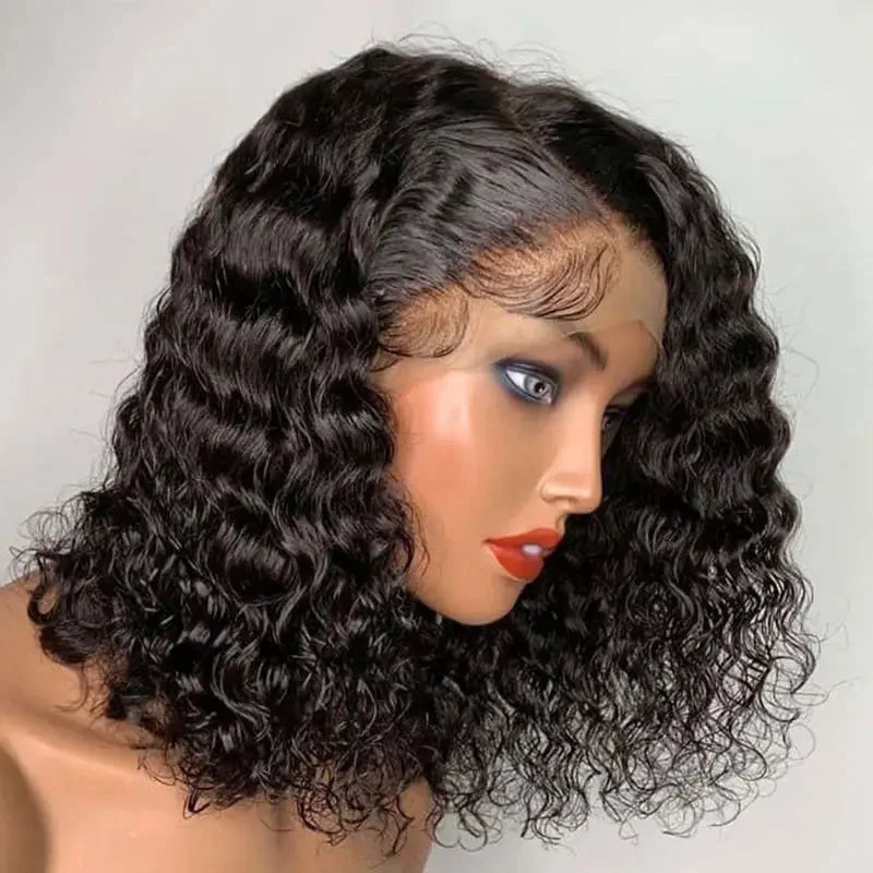 Synthetic wig for summer-13x6 Peruvian Transparent Pre Pluck Hd Lace Wig