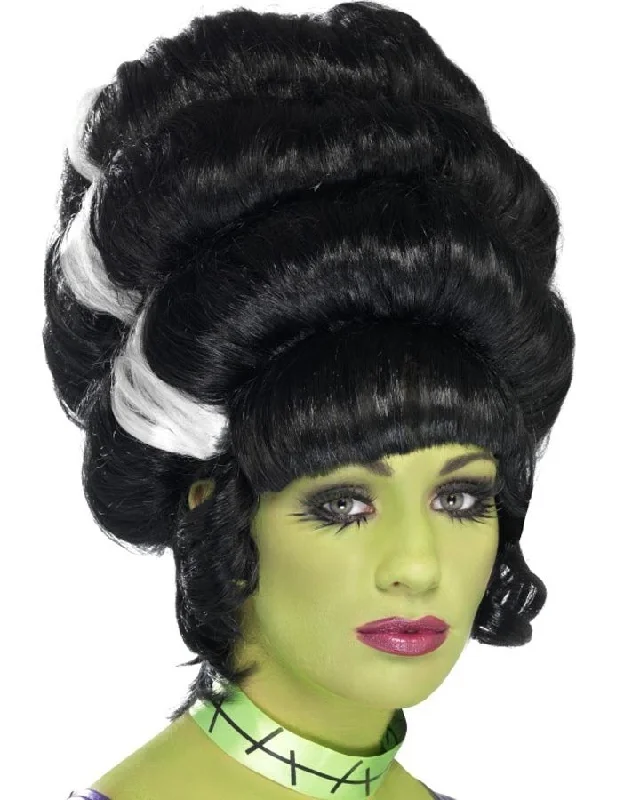 Wig for special occasion-Bride of Frankenstein Black Wig