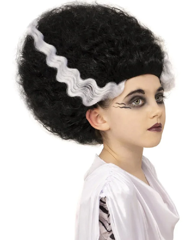 Wig for edgy style-Bride of Frankenstein Kids Wig