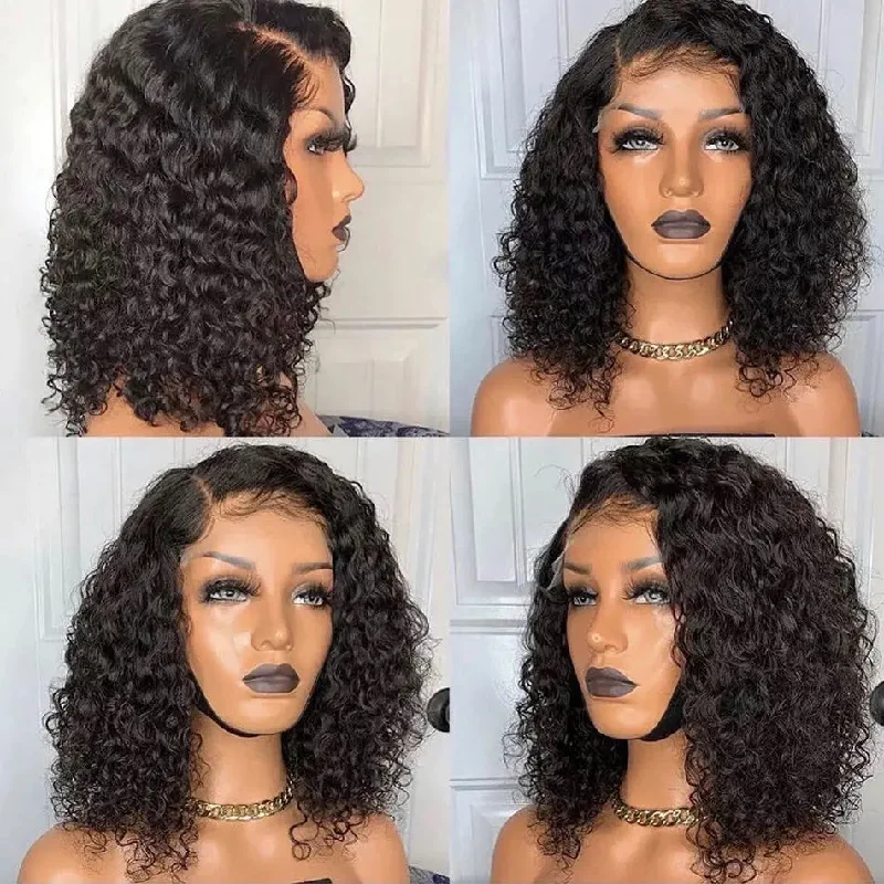 kinky curly bob wig