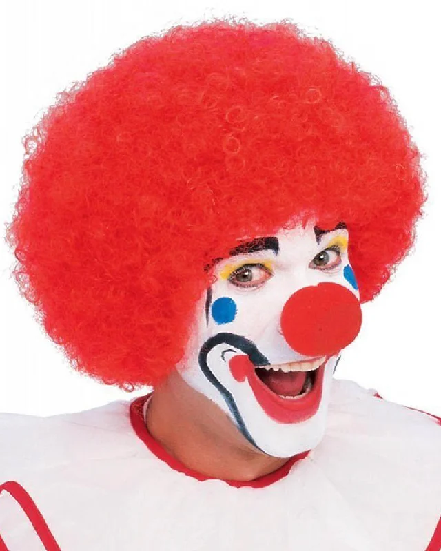 Wig for plus size-Clown Curly Red Wig