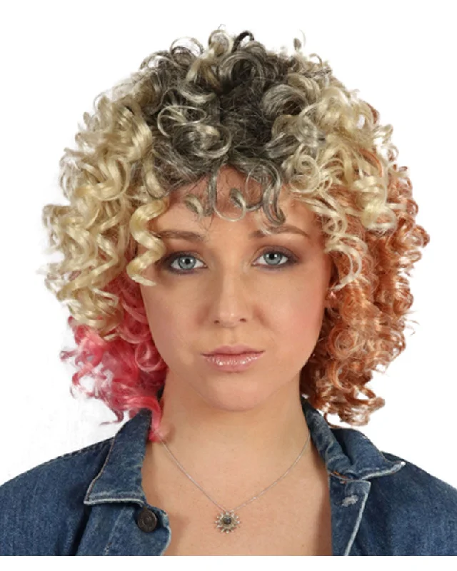 Wig for masquerade ball-80s Cool Curls Wig