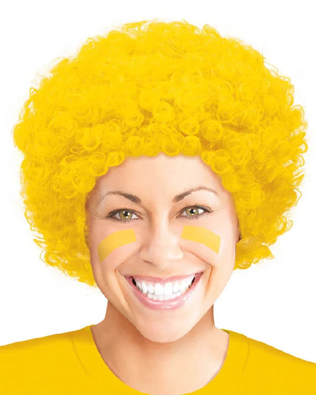 Wig for funky vibe-Curly Yellow Wig