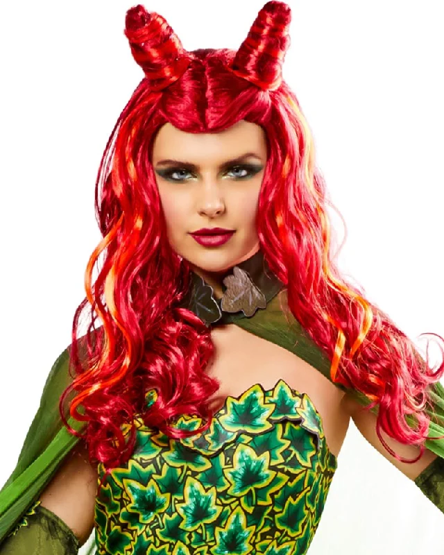 Wig for bold style-DC Comics Poison Ivy Adult Wig