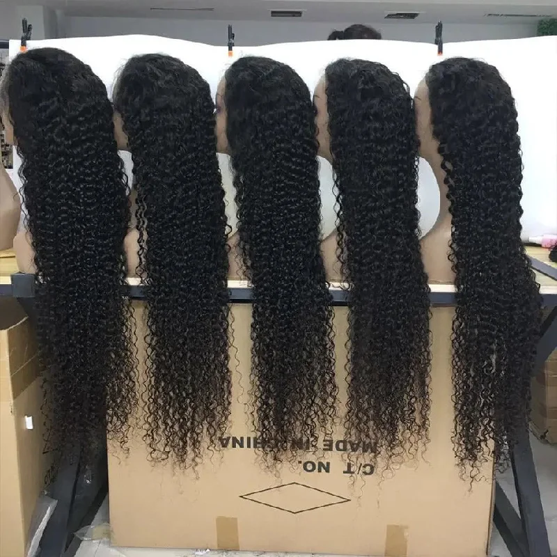 Wig for subtle vibe-Deep Wave 5x5 Thin Lace Closure Wig