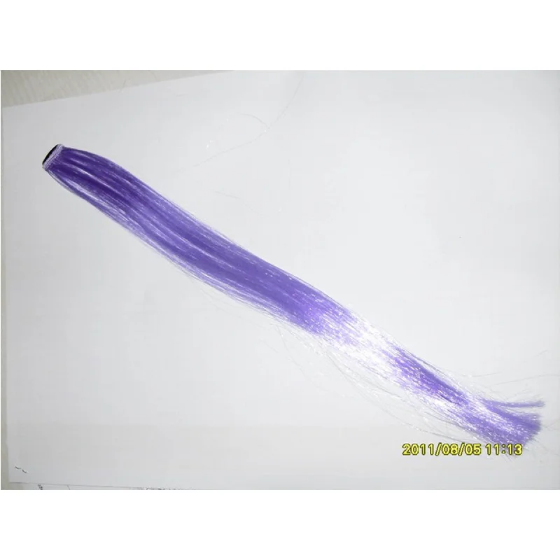 Wig for subtle finish-Team Spirit Purple Hair Extension