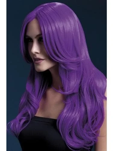 Wig for polished vibe-Khloe Wig - Neon Purple