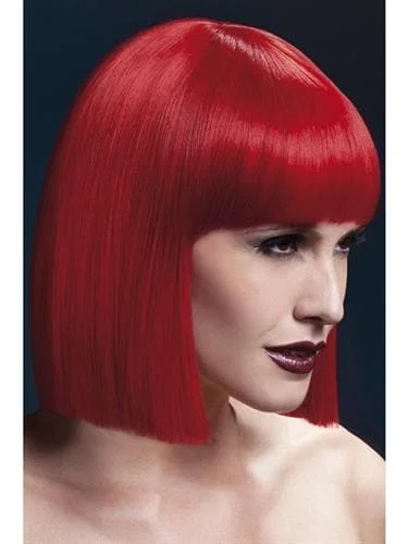 Wig for sleek hair-Lola Wig - Red