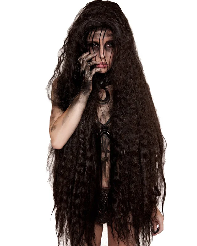 Wig for round face-Suicide Witch Premium Wig