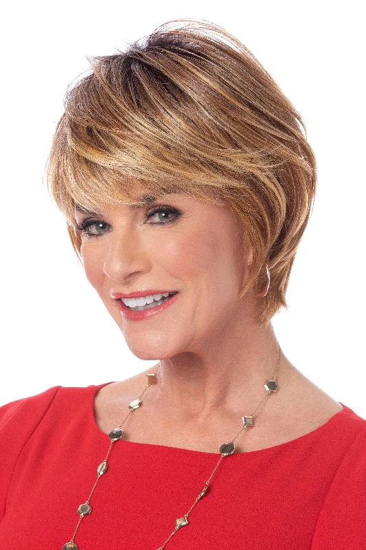 Short bob wig gray-Toni Brattin Wigs - Classic Bob #303