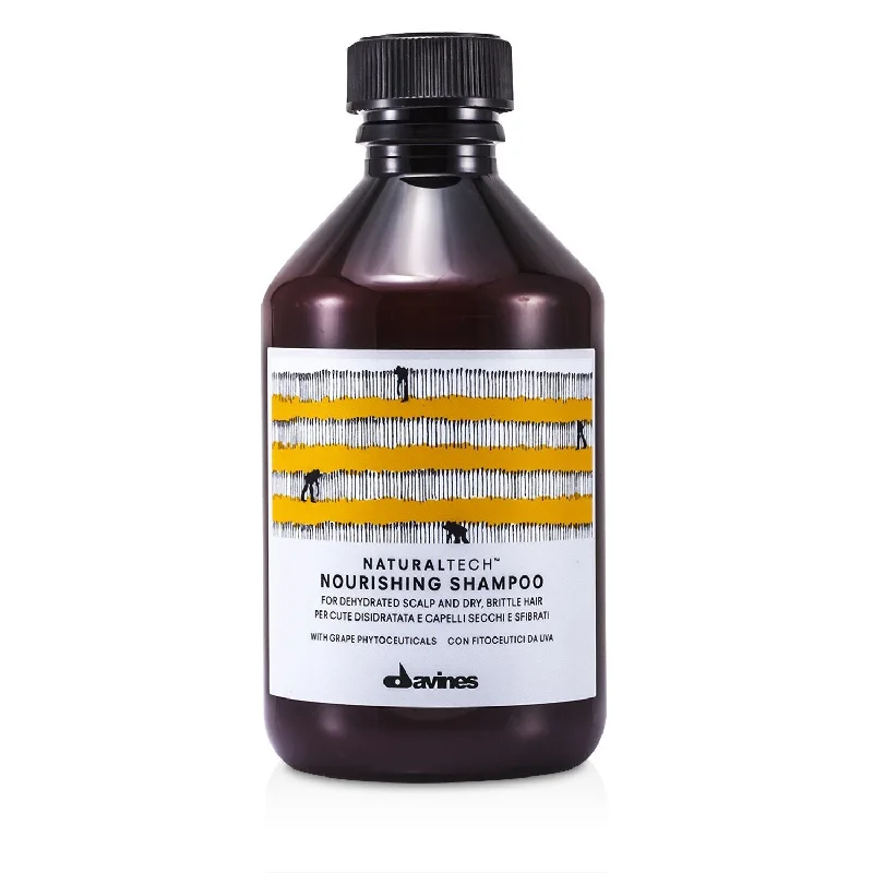 Clarifying shampoo-Davines Natural Tech Nourishing Shampoo (For Dehydrated Scalp and Dry, Brittle Hair)  250ml/8.45oz