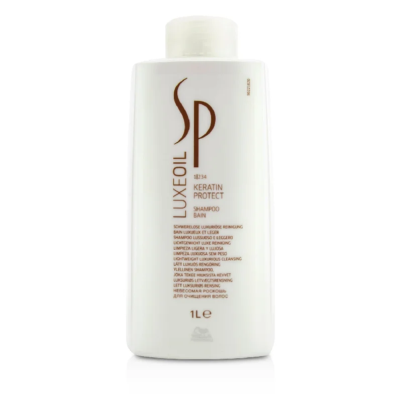 Shampoo-Wella SP Luxe Oil Keratin Protect Shampoo (Lightweight Luxurious Cleansing)  1000ml/33.8oz