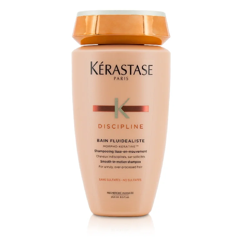 Hair thickener-Kerastase Discipline Bain Fluidealiste Smooth-In-Motion Sulfate Free Shampoo - For Unruly, Over-Processed Hair (New Packaging)  250ml/8.5oz