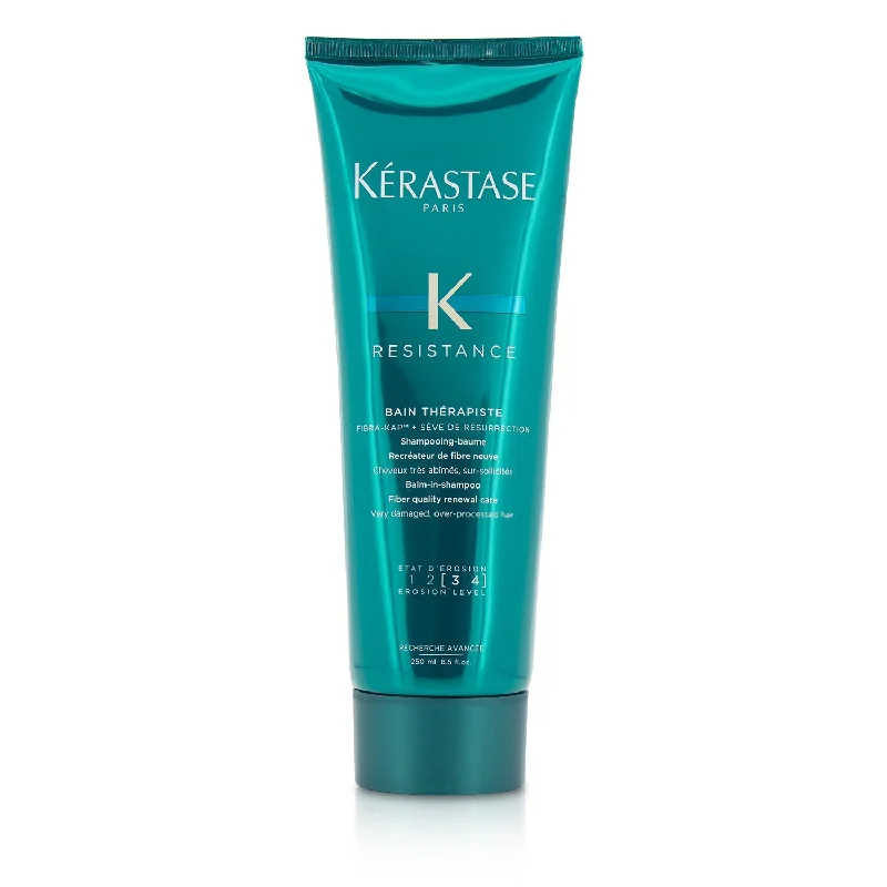 Hair detangler-Kerastase Resistance Bain Therapiste Balm-In-Shampoo Fiber Quality Renewal Care (For Very Damaged, Over-Processed Hair)  250ml/8.5oz