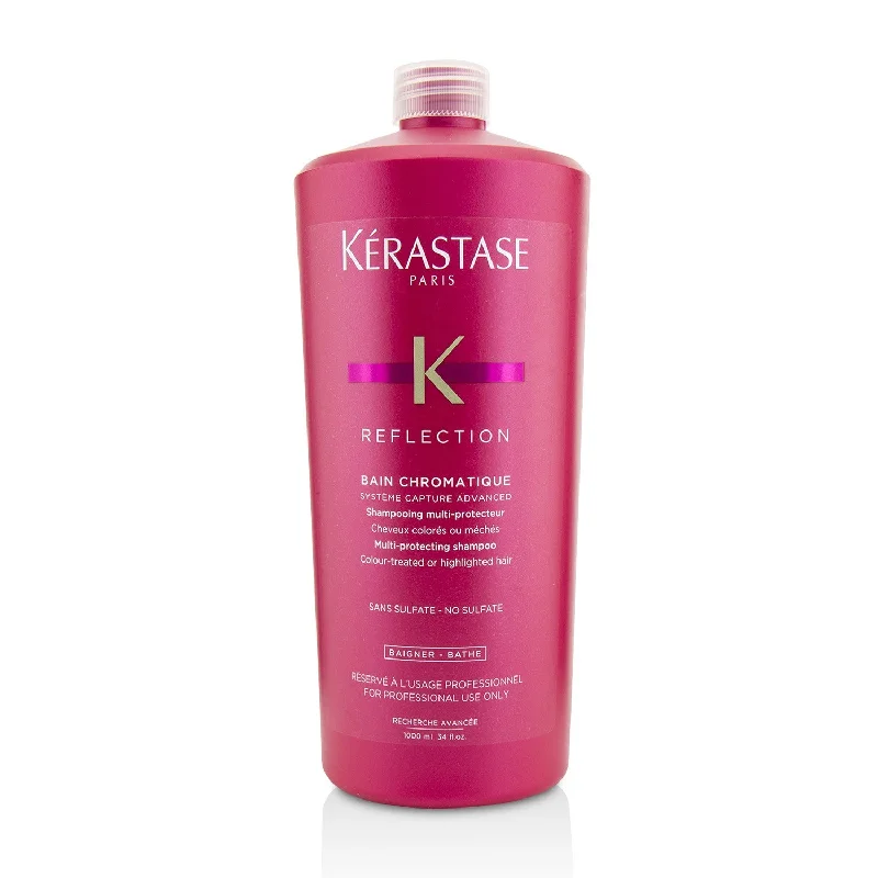 Deep conditioner-Kerastase Reflection Bain Chromatique Sulfate-Free Multi-Protecting Shampoo (Colour-Treated or Highlighted Hair)  1000ml/34oz