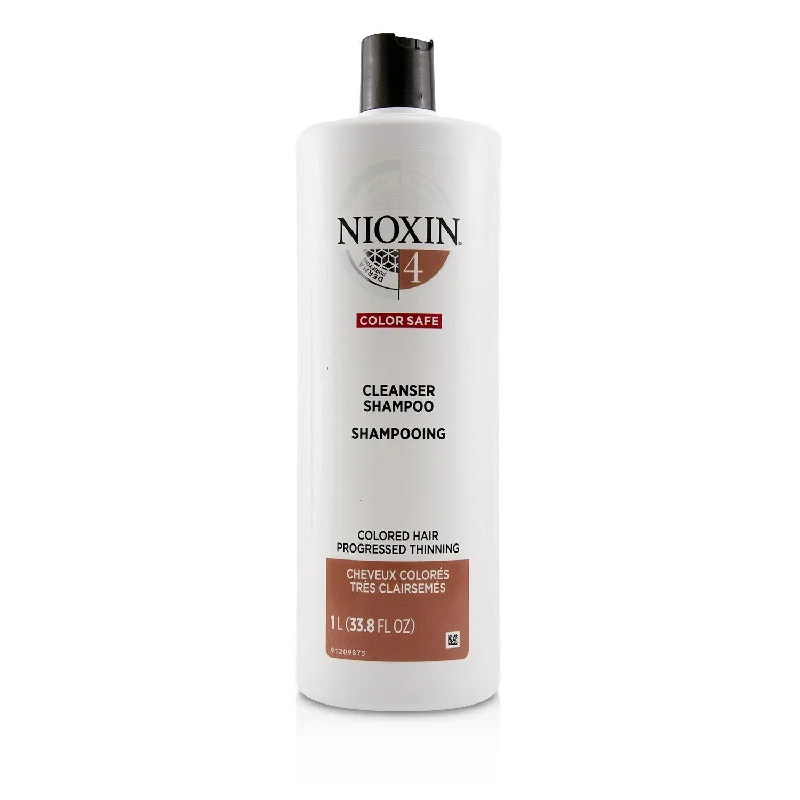 Blowout spray-Nioxin Derma Purifying System 4 Cleanser Shampoo (Colored Hair, Progressed Thinning, Color Safe)  1000ml/33.8oz