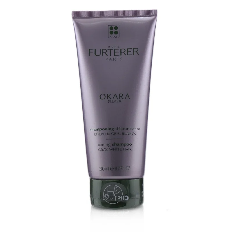 Bleach powder-Rene Furterer Okara Silver Silver Radiance Ritual Toning Shampoo (Gray, White Hair)  200ml/6.7oz