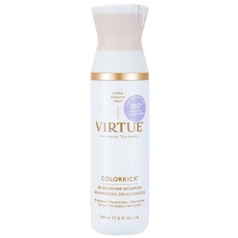 Shine spray-Virtue Colorkick De-Brassing Shampoo  240ml/8oz