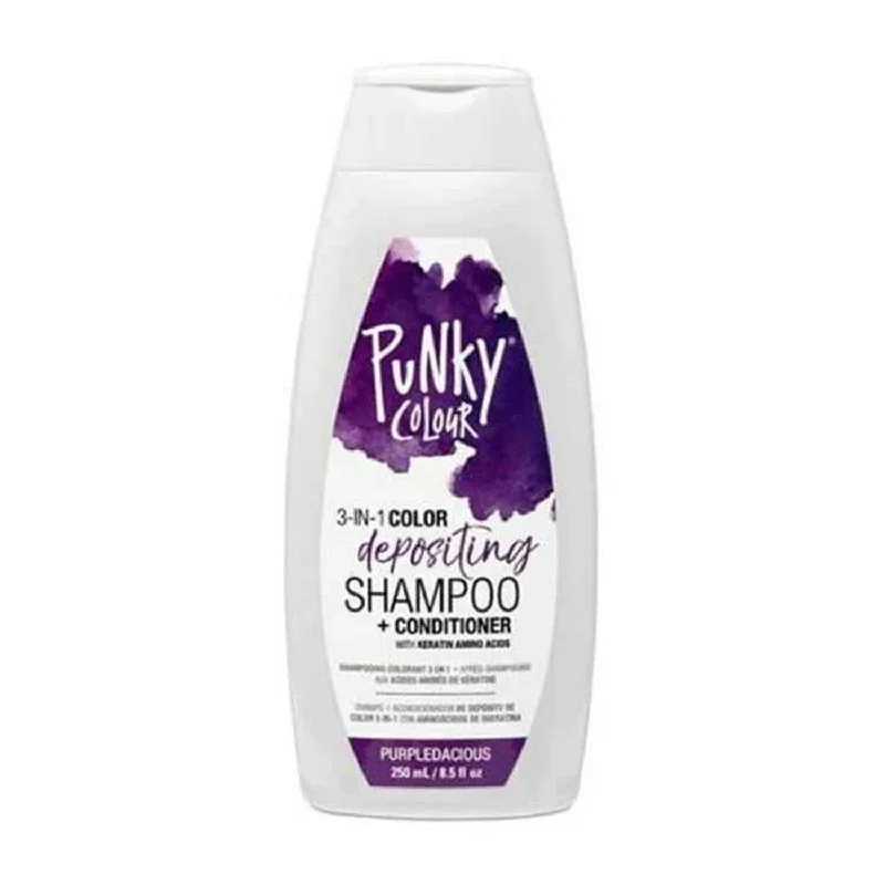 Color remover-Punky Colour 3-in-1 Color Depositing Shampoo + Conditioner 250ml - Purpledacious  ???
Purpledacio