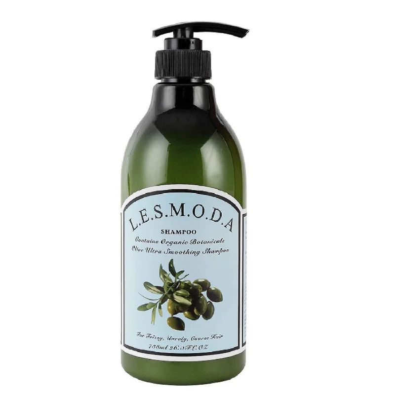 Hair cream-LESMODA Olive Organic Smoothing Shampoo 738ml  Fixed Size