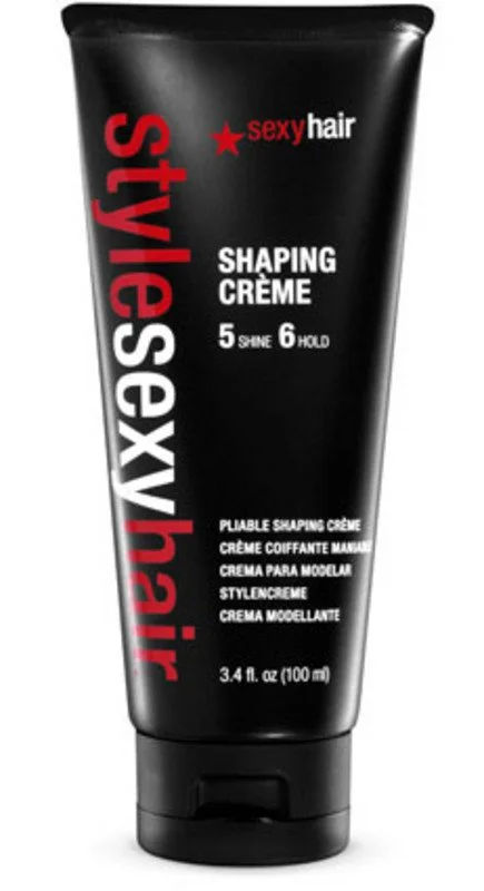 Natural hair care for hair growth-SEXY HAIR STYLE SEXY HAIR SHAPING CREME 3.4 OZ