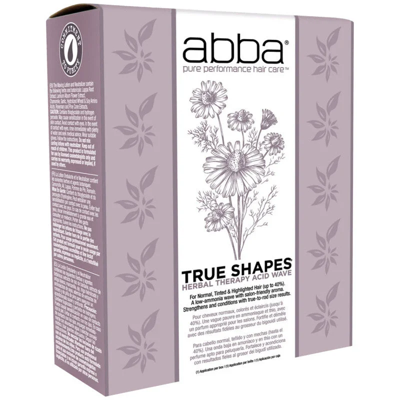 Hair sunscreen-Abba True Shapes Acid Wave Perm