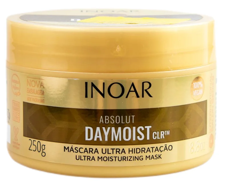 Hair care tips for hair volume-Absolut DayMost CLR Treatment Mask 250g - Inoar