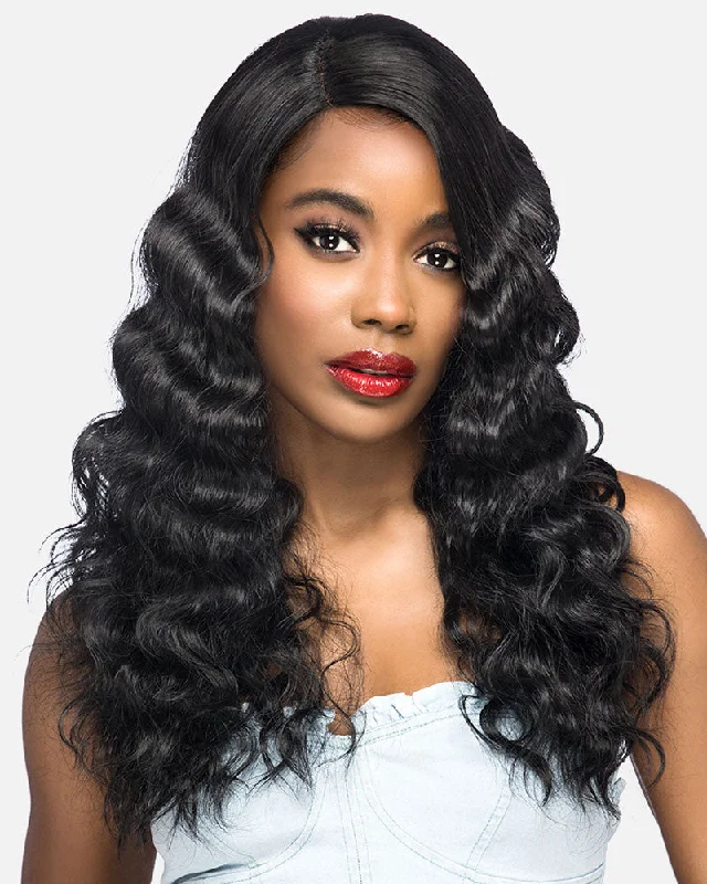 Synthetic wigs for gala events-Alessia | Lace Front & Lace Part Synthetic Wig by Vivica Fox