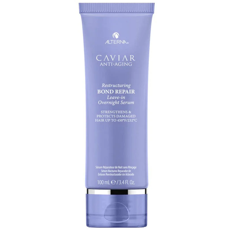 Best hair care for hair volume-Alterna Caviar Restructuring Bond Repair Leave-in Overnight Serum 3.4 oz