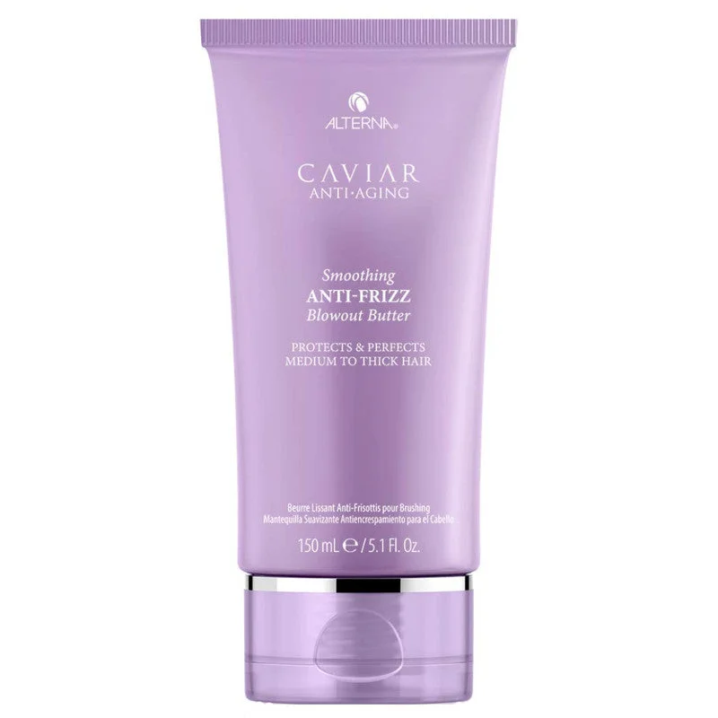 Hair care routine for hair volume-Alterna Caviar Smoothing Anti-Frizz Blow Out Butter 5.1 oz