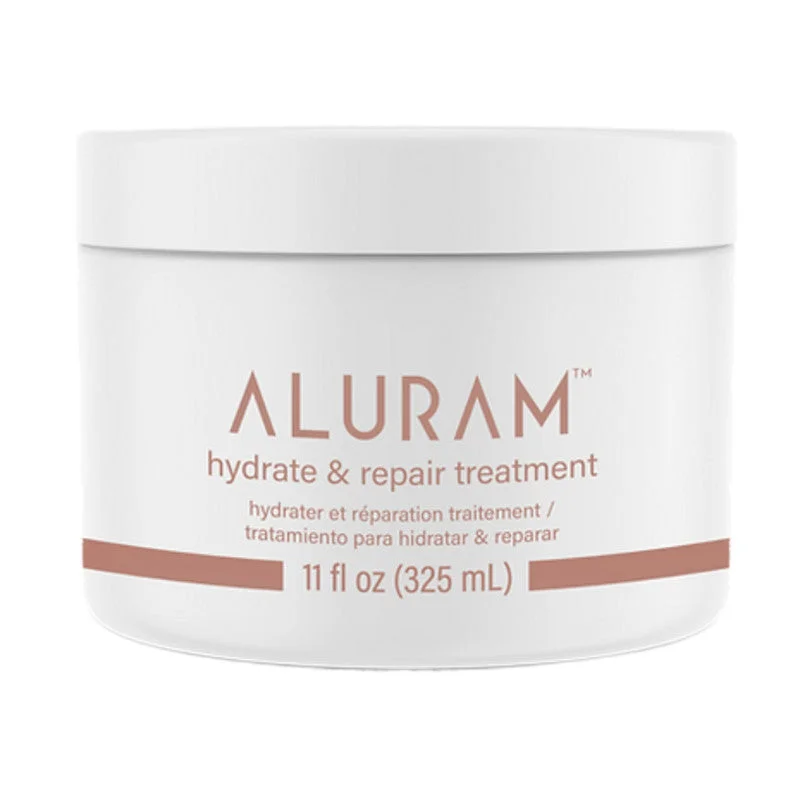 Hair care routine for scalp health-Aluram Hydrate and Repair Treatment 11 oz