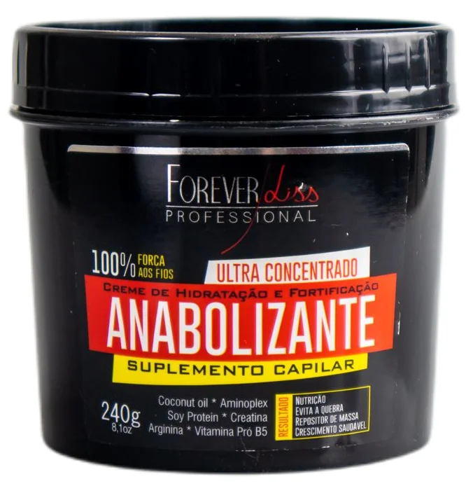 Hair care routine for short hair-Anabolic Capillary Supplement Moisturizing Fortifying Mask 240g - Forever Liss