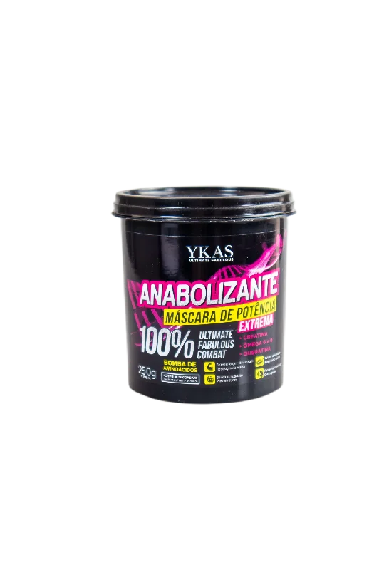 How to care for wavy hair-Anabolic Hair Treatment Extreme Power Mask Ultimate Fabulous Combat 250g - Ykas