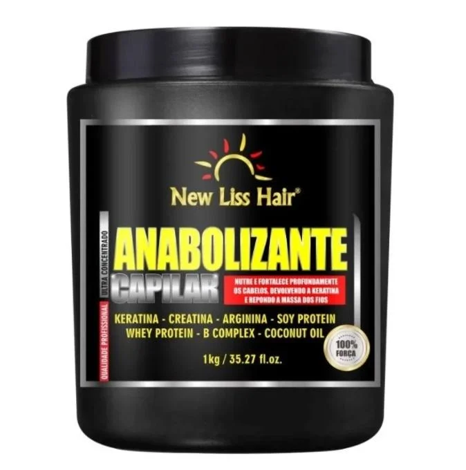 Hair care tips for hair strength-Anabolizante Ultra Concentrated Anabolic Strengthening Mask 1Kg - New Liss Hair