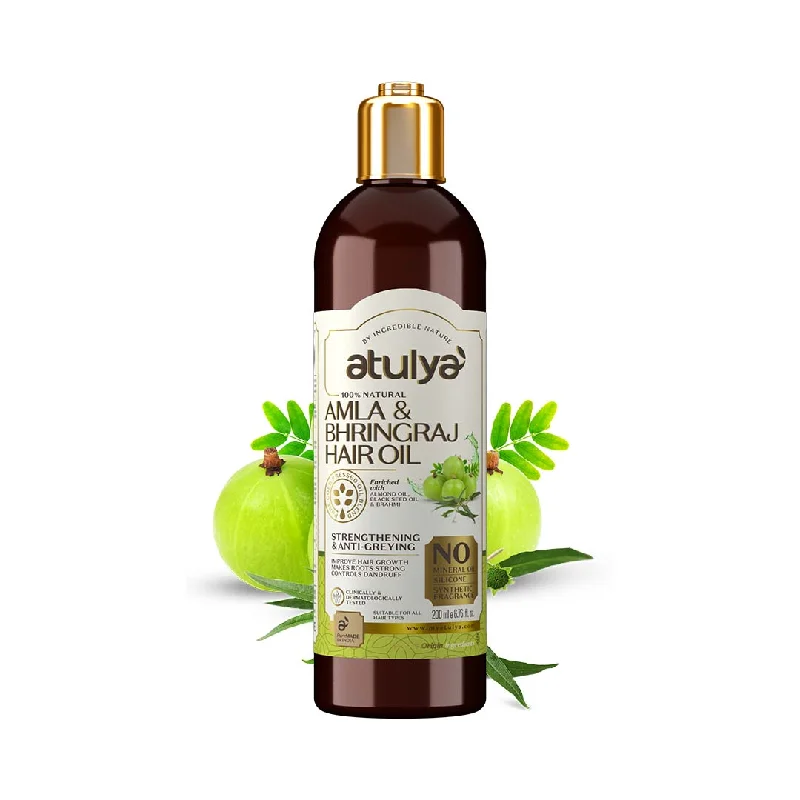 How to care for dyed hair-atulya Amla & Bhringraj Hair Oil - 200ml (Buy 3 Products & Get Rs.300 Off)