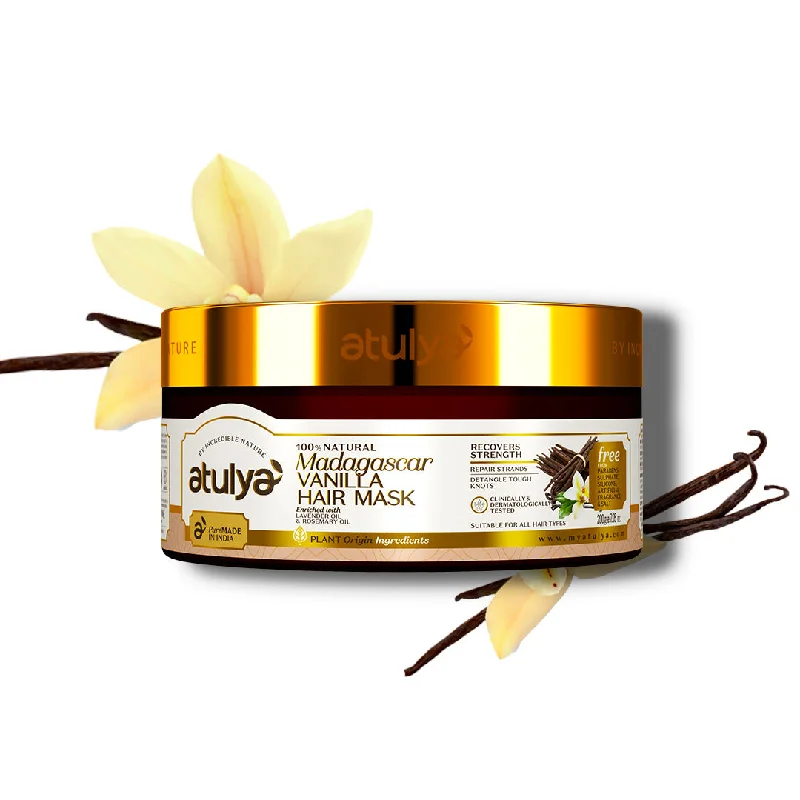 Best hair care for hair growth-atulya Madagascar Vanilla Hair Mask - 200gm (Buy 3 Products & Get Rs.300 Off)