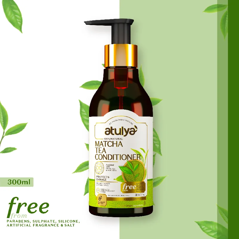 Hair care routine for hair strength-atulya Matcha Tea Conditioner (Buy 7 Products & Get Rs.700 Off)