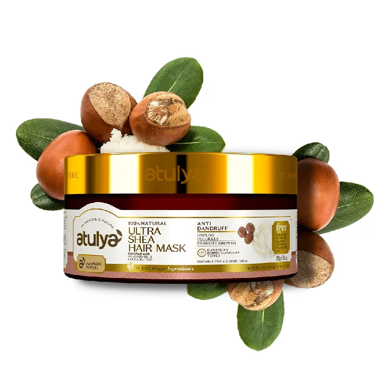 Best hair care for hair strength-atulya Ultra Shea Hair Mask - 200gm (Buy 3 Products & Get Rs.300 Off)