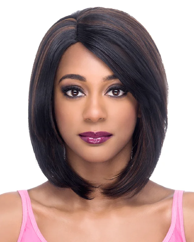 Synthetic wigs with swoop bangs-AW-Deanna | Synthetic Wig by Vivica Fox