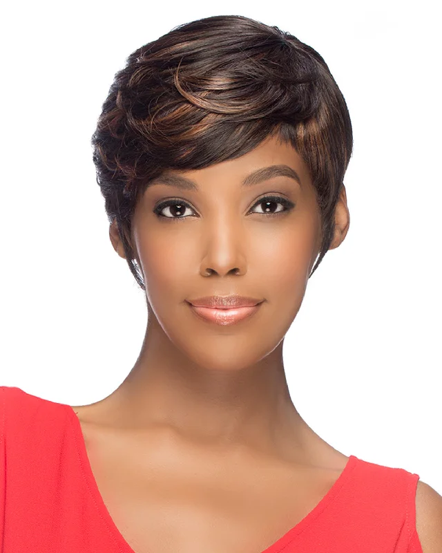 Synthetic wigs with velvety texture-AW-Elga | Synthetic Wig by Vivica Fox