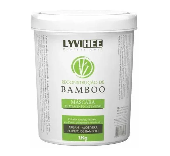 Best hair care for dry ends-Bamboo Nourishng Nutritive Almond Argan Reconstruction Mask 1kg - Lyvihee