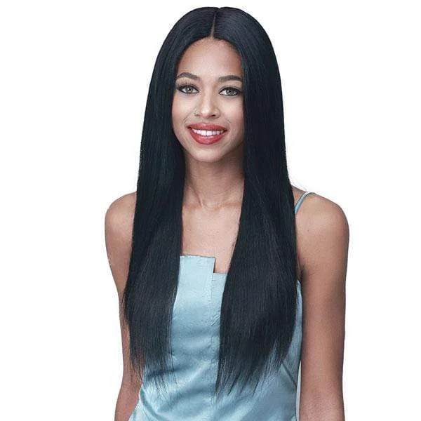 real person hair ring romantic-Bobbi Boss 100% Human Hair Lace Front Wig - MHLF496 NATURAL STRAIGHT 22"