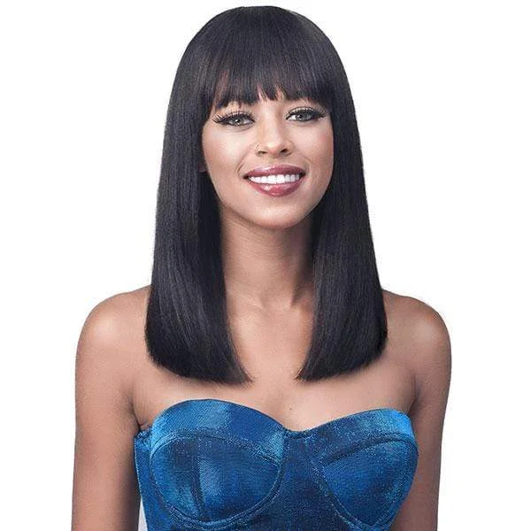 real person hair ring floral-Bobbi Boss 100% Human Hair Wig - MH1287 LEEZA