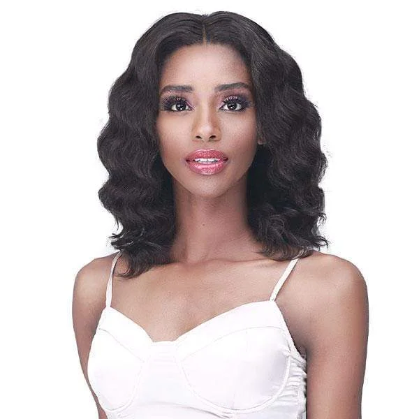 real person hair ring in stock-Bobbi Boss 100% Human Hair Lace Front Wig - MHLF536 VALERIE