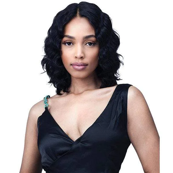 real person hair ring walmart-Bobbi Boss 100% Virgin Remy Human Hair HD Lace Wig - BNLFLD12 LOOSE DEEP 12