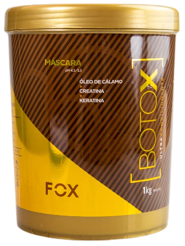 Natural hair care for hair hydration-Deep Hair Mask x Fox Ultra Conditioning Mask 1kg - Fox