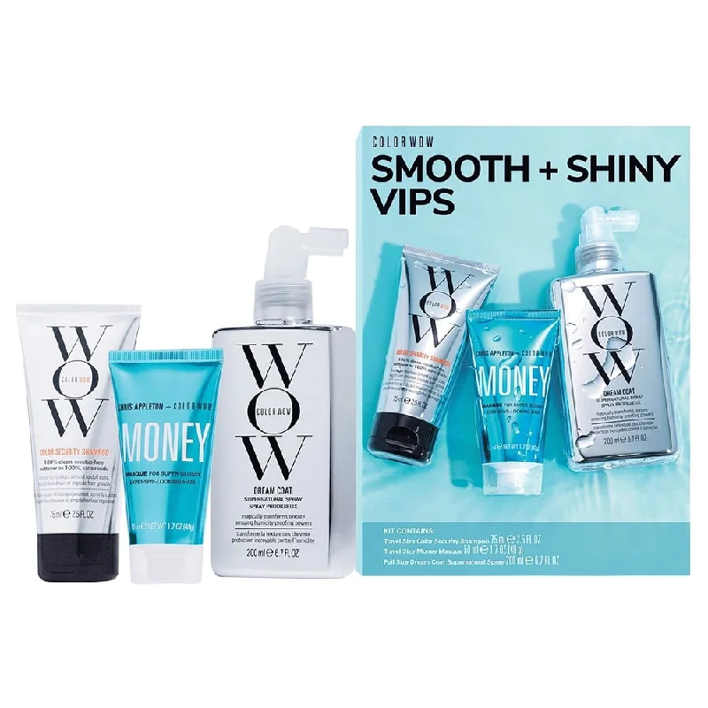 Hair fortifier-Color Wow Smooth + Shiny VIPS Holiday Set