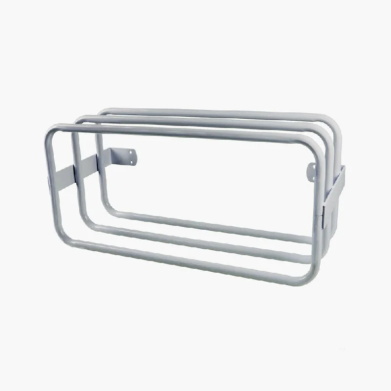 Hair gel-Crewe Jamaica Towel Rack - Silver