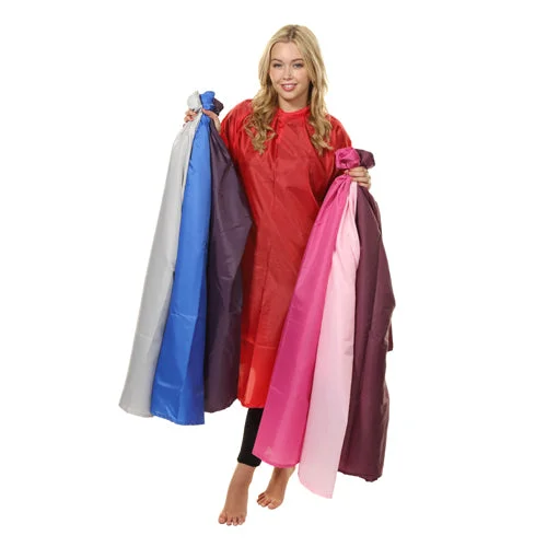 Root touch-up-Crewe Venice Cape - Elasticated Neck with Hook Fasten - Pink