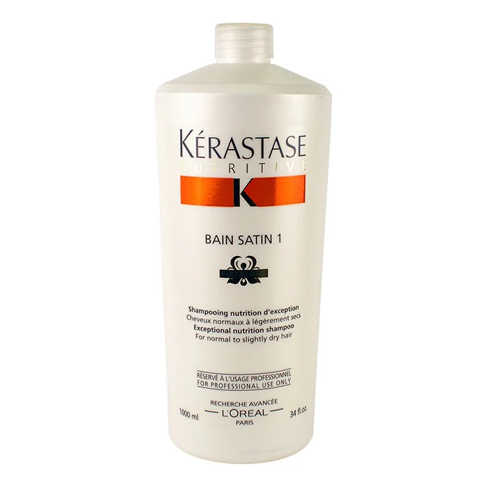 Flexible hold hairspray-Kerastase Nutritive Bain Satin 1 Exceptional Nutrition Shampoo (For Normal to Slightly Dry Hair) 1000ml/34oz